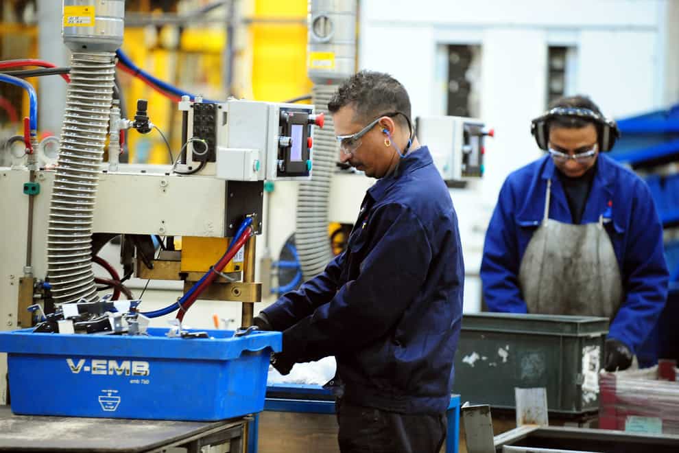 Workers in manufacturing