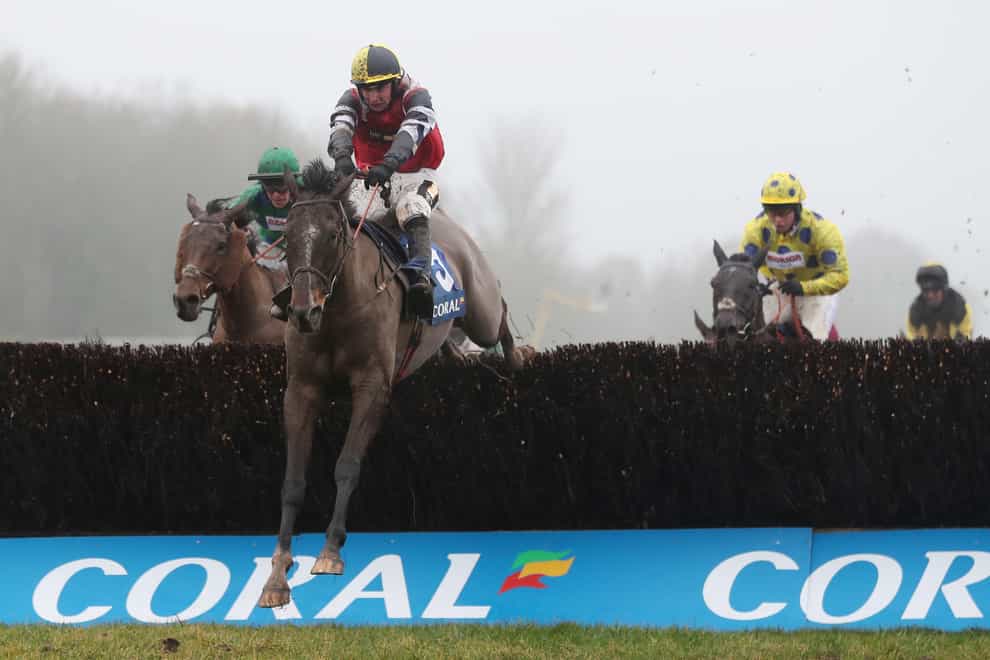 Potters Corner on his way to winning the Welsh National