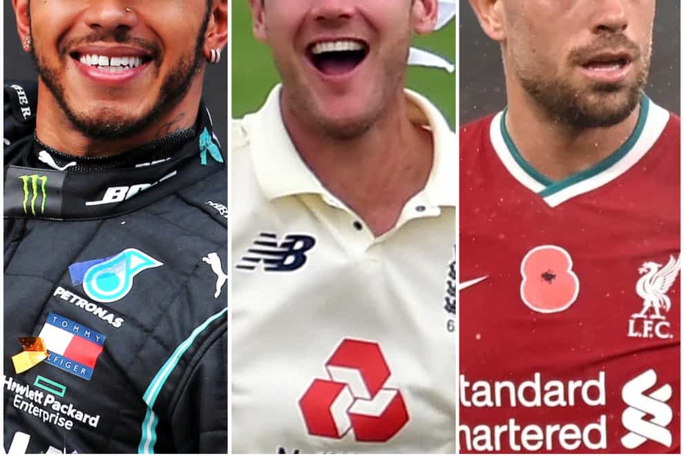 <p>Lewis Hamilton, Stuart Broad and Jordan Henderson have all been named in the Sports Personality of the Year shortlist</p>