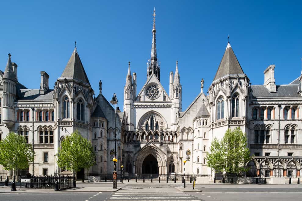The Royal Courts of Justice in London, which houses the Family Division of the High Court (Aaron Chown/PA)