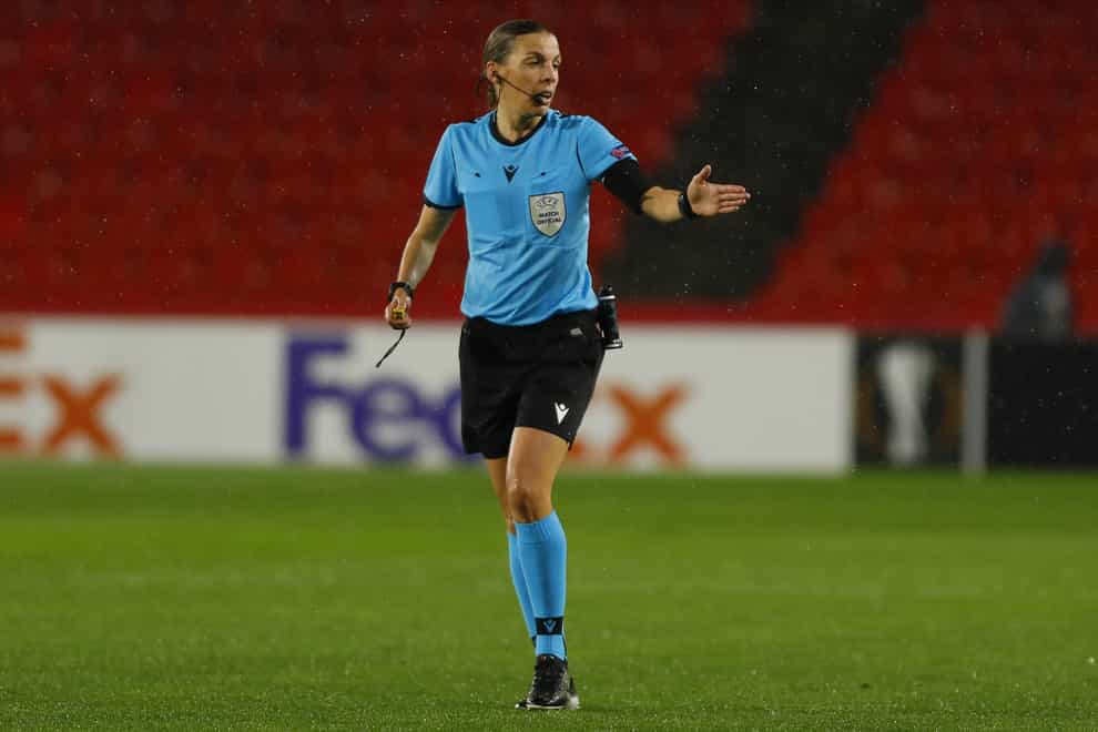 <p>Stephanie Frappart continues to pave the way for female referees&nbsp;</p>