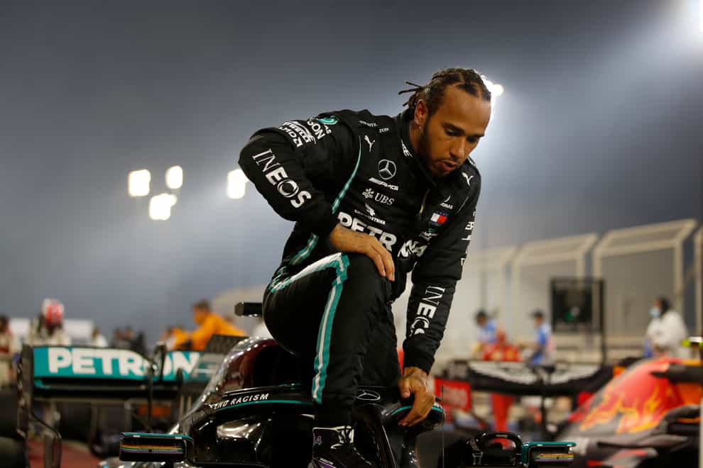 Lewis Hamilton will have to isolate at his hotel in Bahrain for 10 days