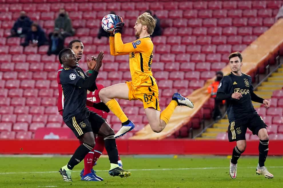 Liverpool goalkeeper Caoimhin Kelleher impressed on his Champions League debut