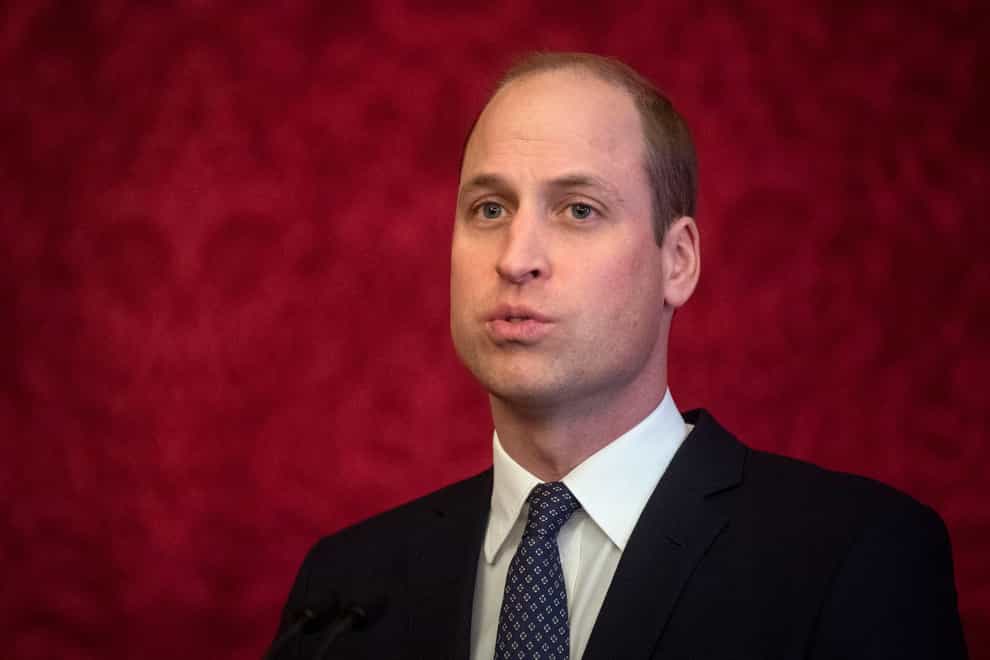 The Duke of Cambridge has paid tribute to Africa’s leading wildlife protectors during the annual Tusk Conservation Awards. Victoria Jones/PA Wire