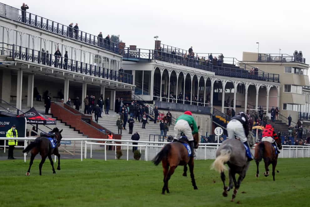 Racegoers were back on track at Ludlow on Wednesday