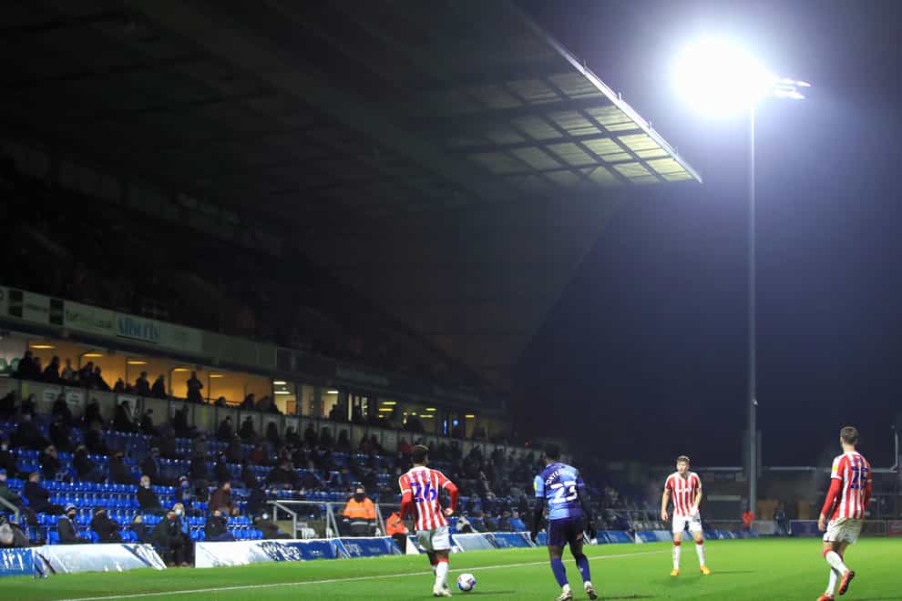 Stoke were victorious in front of a home crowd