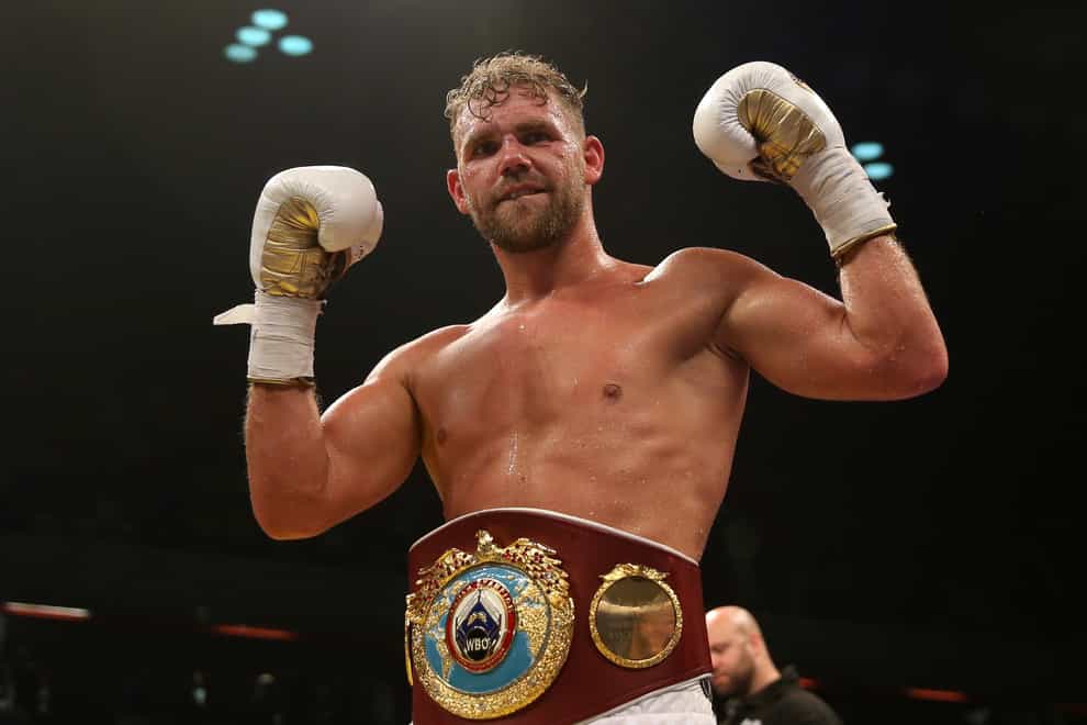Billy Joe Saunders will make the second defence of his WBO super-middleweight title on Friday (Scott Heavey/PA)