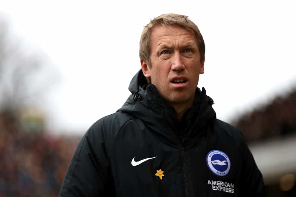 Brighton boss Graham Potter is looking forward to having fans back at the AMEX Stadium