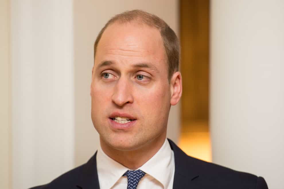 The Duke of Cambridge takes part in the Tusk Conservation Awards. Dominic Lipinski/PA Wire