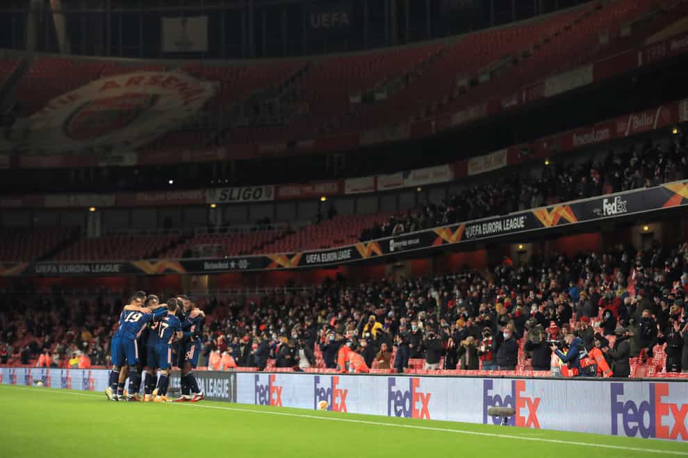 Arsenal welcomed fans back to the Emirates Stadium