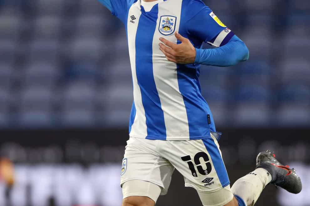 Huddersfield's Alex Pritchard is hoping to return to action against QPR