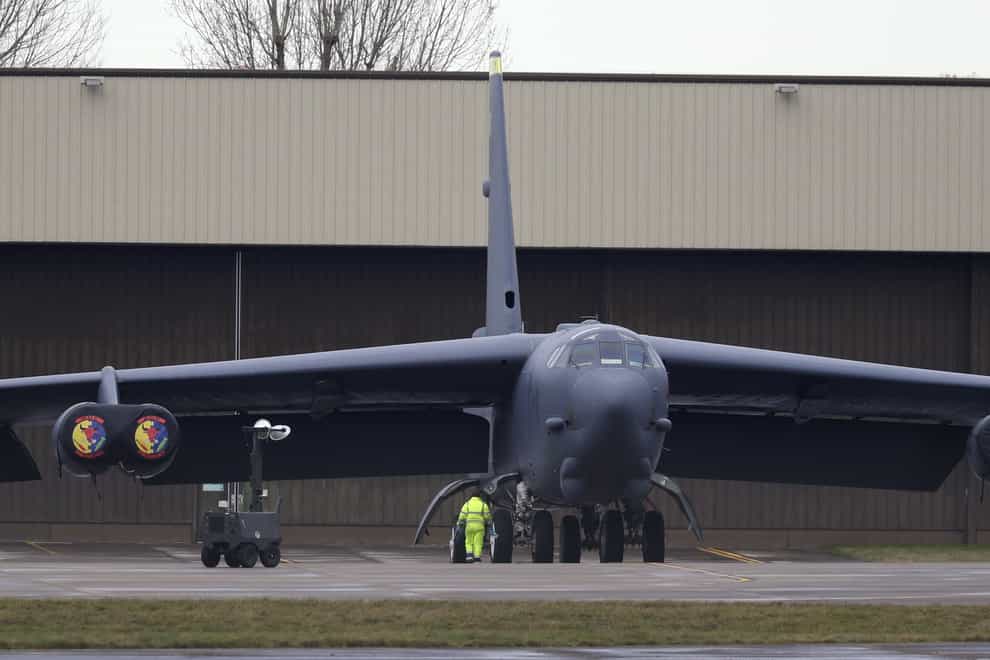 B-52 bomber at RAF Fairford