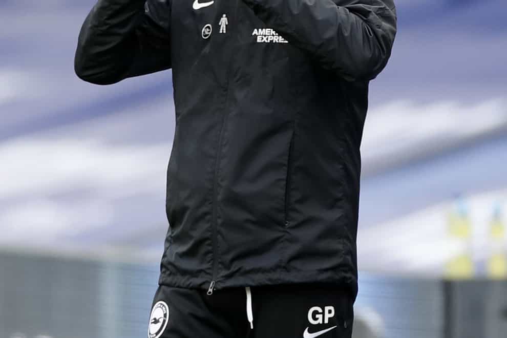 Brighton manager Graham Potter is refusing to dwell on the points which have slipped from his grasp