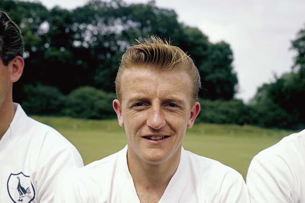 Terry Dyson won the double with Tottenham in the 1960-61 season