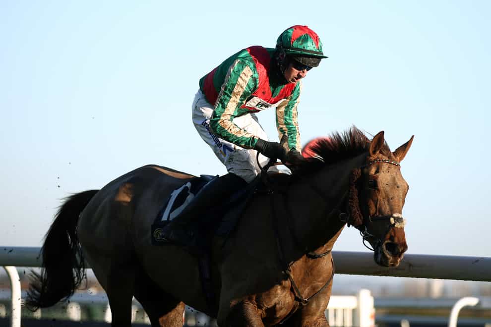 Vieux Lion Rouge and Conor O'Farrell win the William Hill Becher Handicap Chase at Aintree