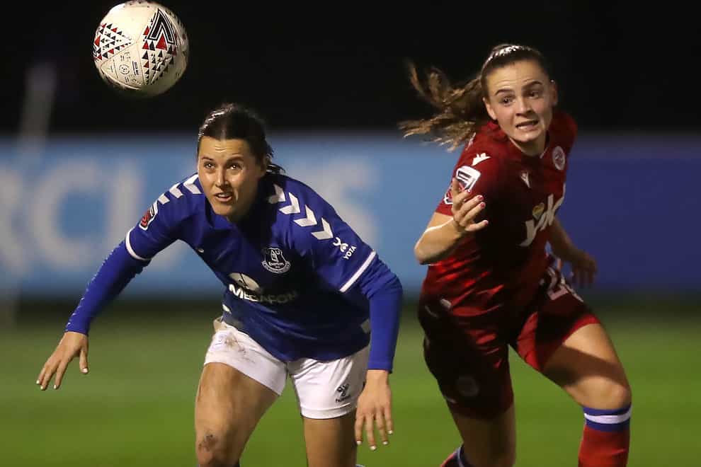 <p>Everton’s Hayley Raso (left) is determined to constantly ‘prove’ herself&nbsp;</p>