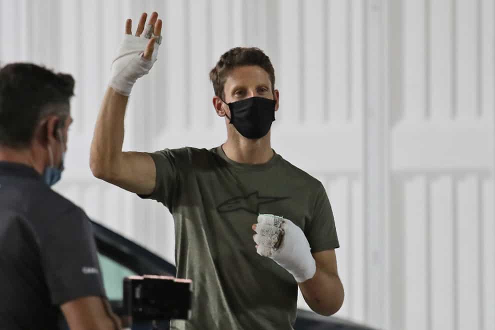 Romain Grosjean has waved goodbye to Haas after withdrawing from the Abu Dhabi Grand Prix