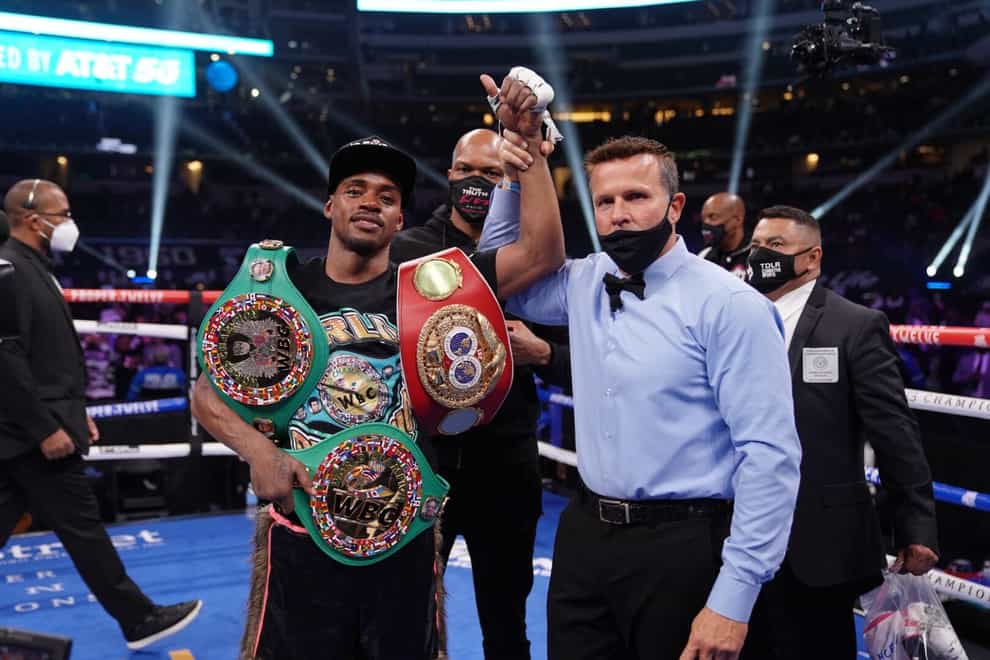 <p>Errol Spence Jr won his first fight on his return to the stage</p>