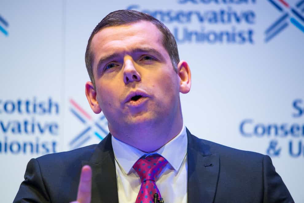 Scottish Conservative leader Douglas Ross