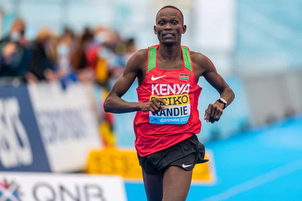 Kandie became the first runner to complete a half marathon in under 58 minutes