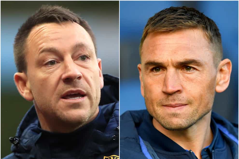 John Terry (left) and Kevin Sinfield