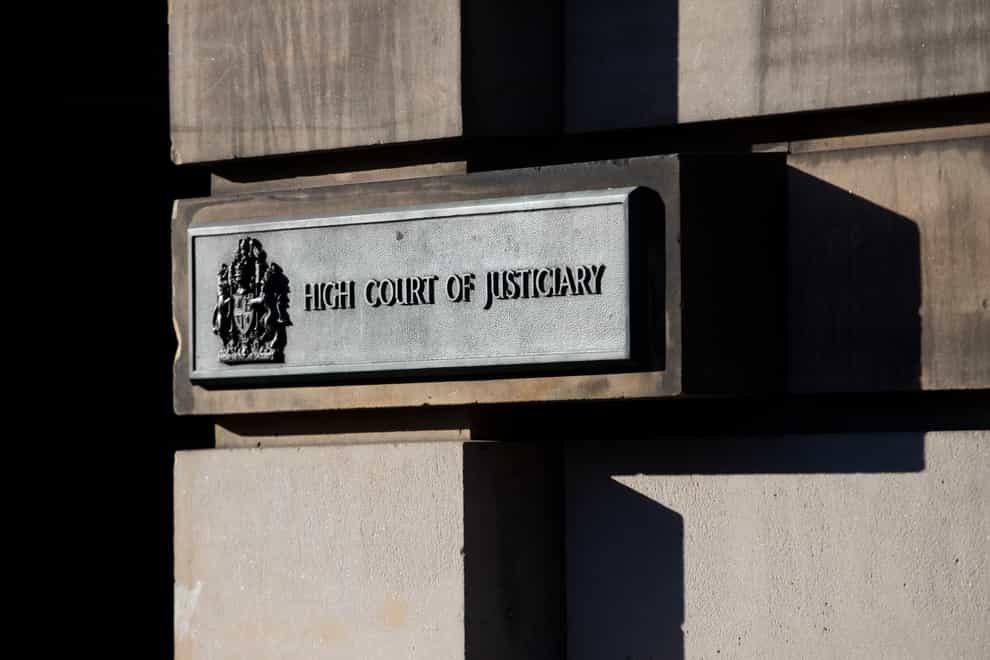 High Court in Edinburgh sign