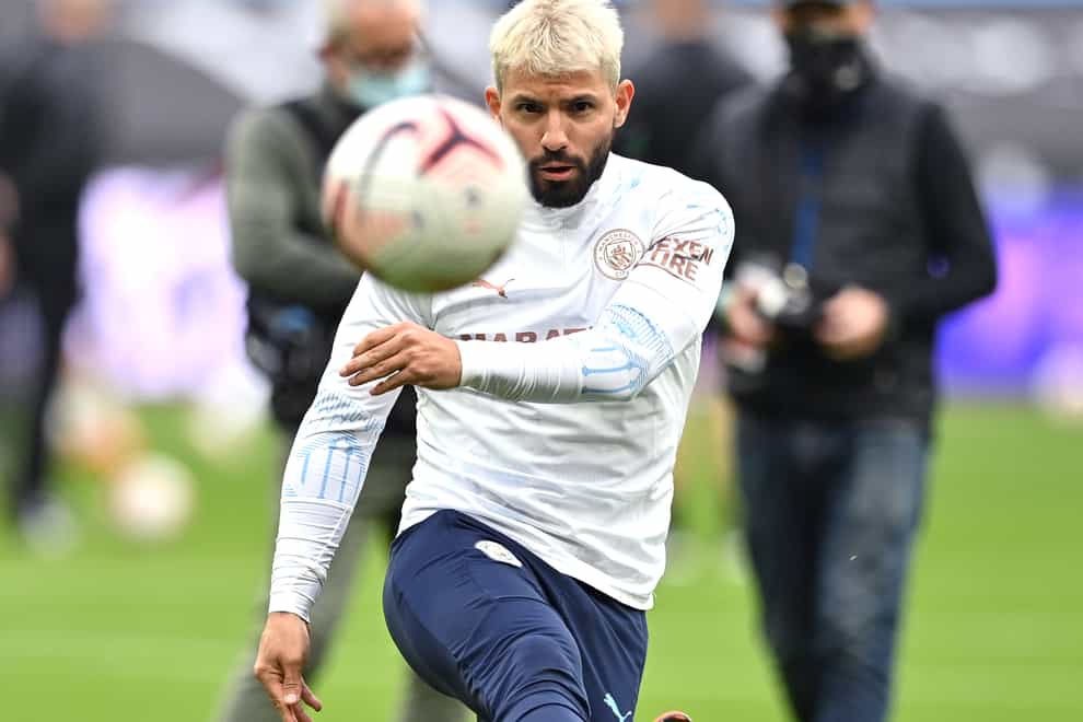 Sergio Aguero is nearing a return to action after injury
