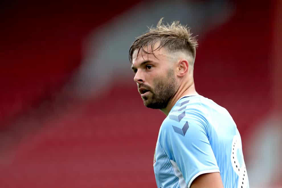 Coventry striker Matty Godden has missed the past seven games with a foot injury