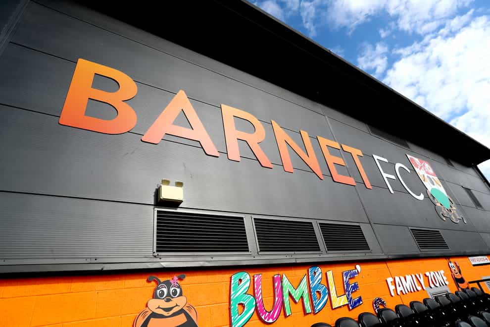 Barnet played at home to Stockport
