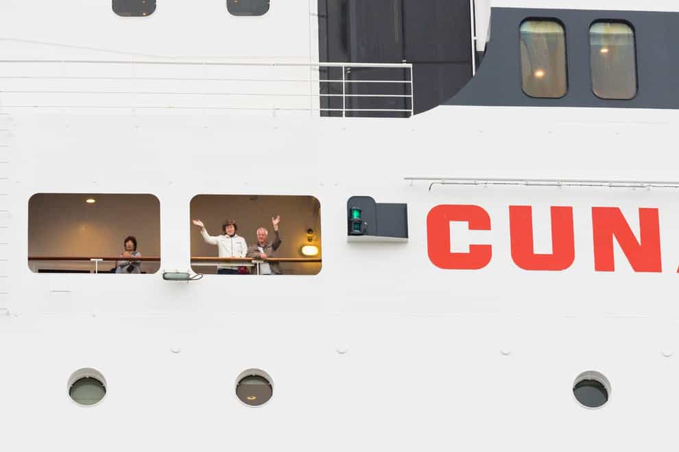 A Cunard cruise ship