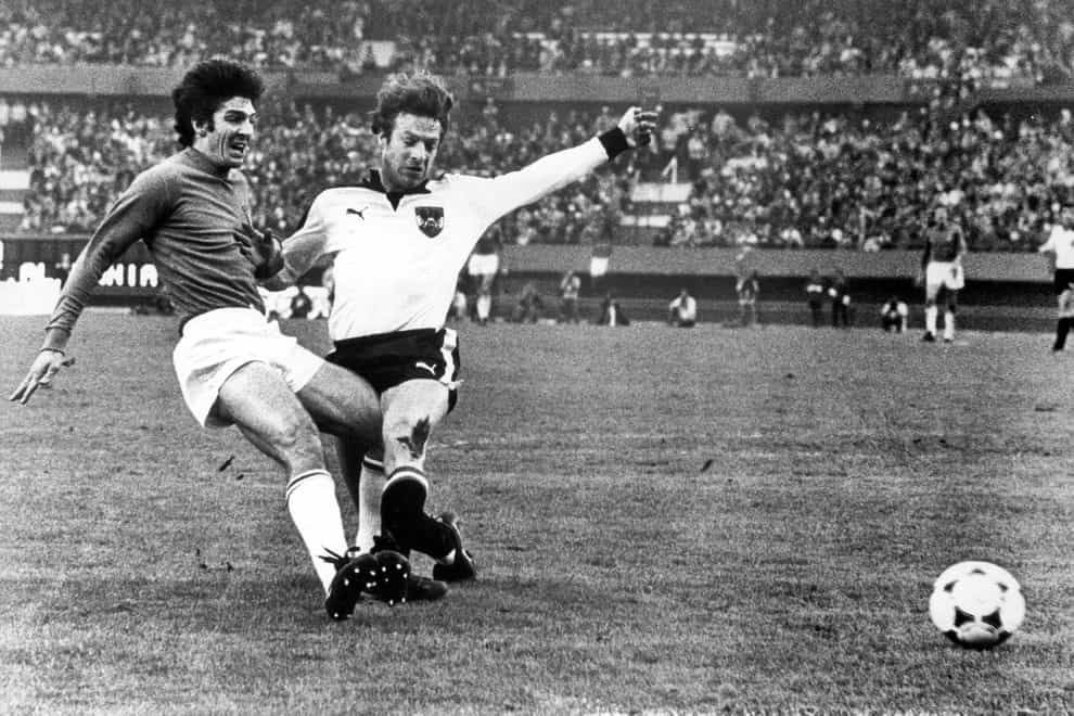 Rossi scored nine World Cup goals and won the trophy with Italy in 1982 