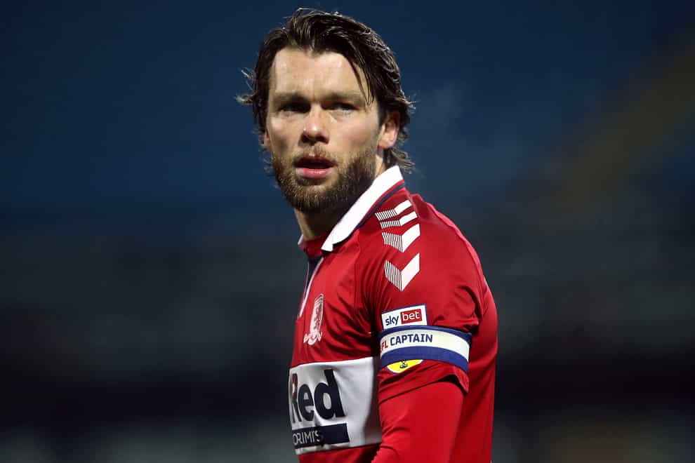 Jonny Howson came off in the second half of Middlesbrough's defeat at Preston (Tim Goode/PA).