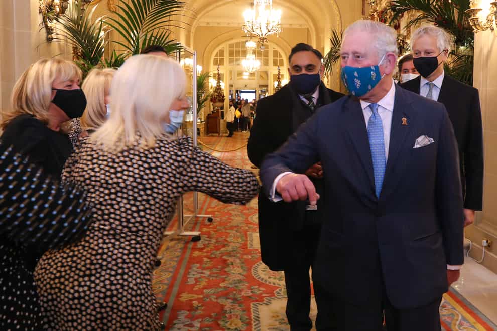 The Prince of Wales visit to the Ritz