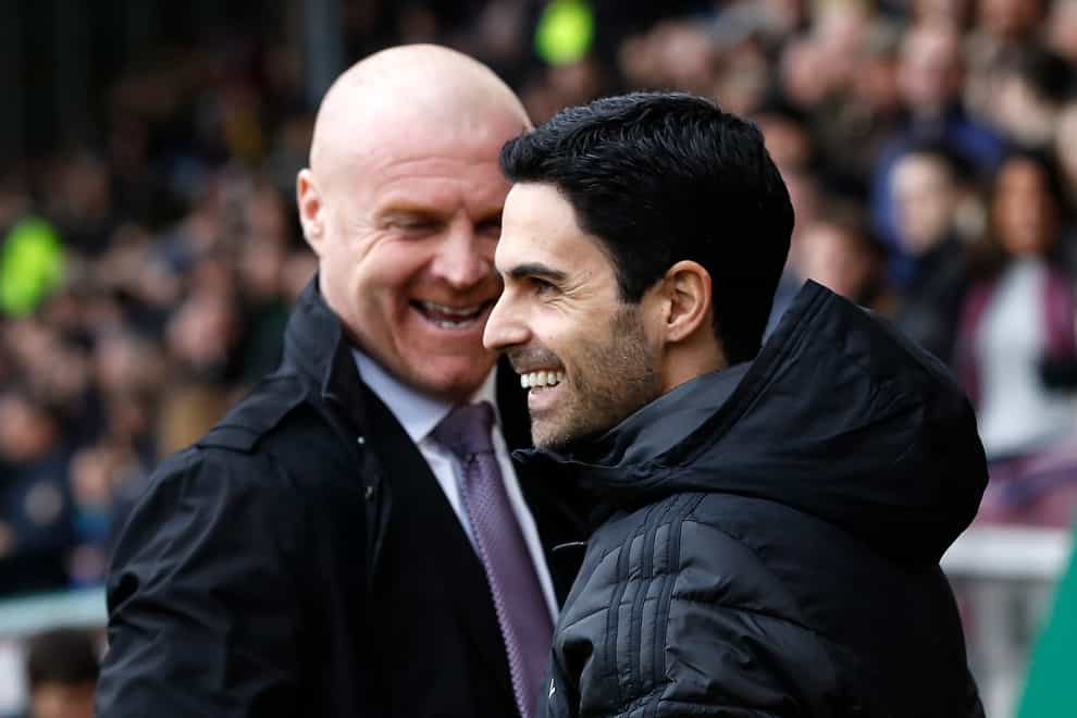 Burnley manager Sean Dyche understands the pressure Mikel Arteta is facing