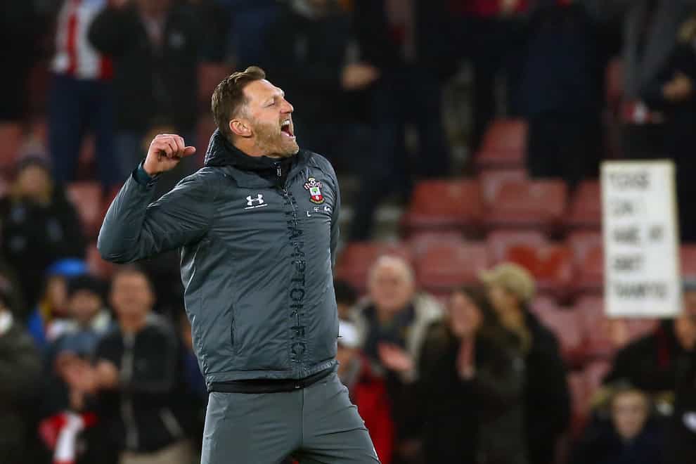 Ralph Hasenhuttl is hoping to give Southampton fans plenty to celebrate when they return to St Mary’s Stadium on Sunday