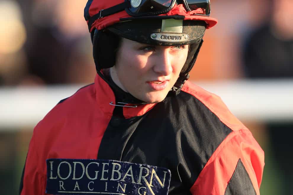 Gina Andrews suffered facial injuries in a fall at Cheltenham