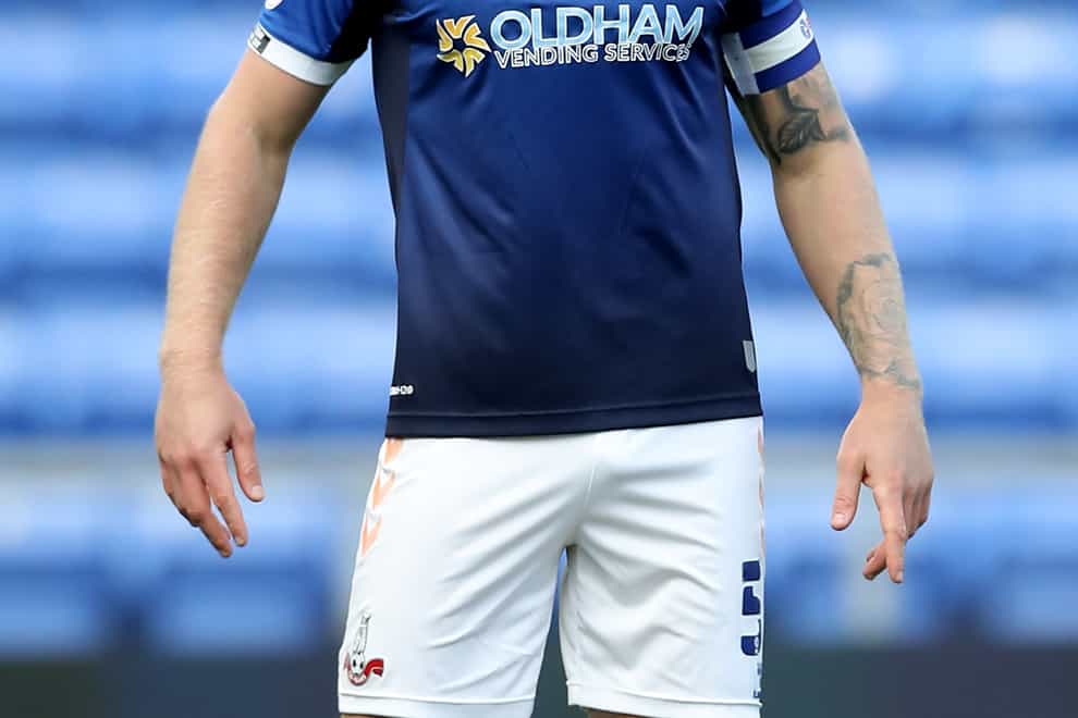 Carl Piergianni was on target for Oldham