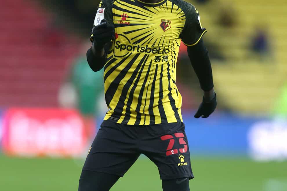 Watford’s Ismaila Sarr will be assessed ahead of the clash with Brentford