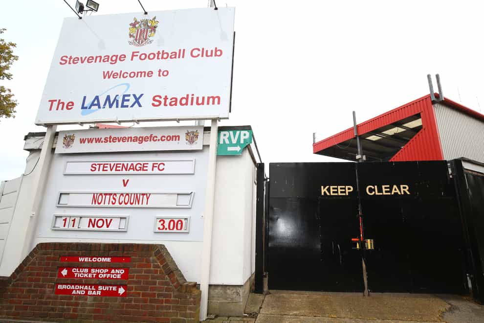 Stevenage have been forced to postpone their next two games