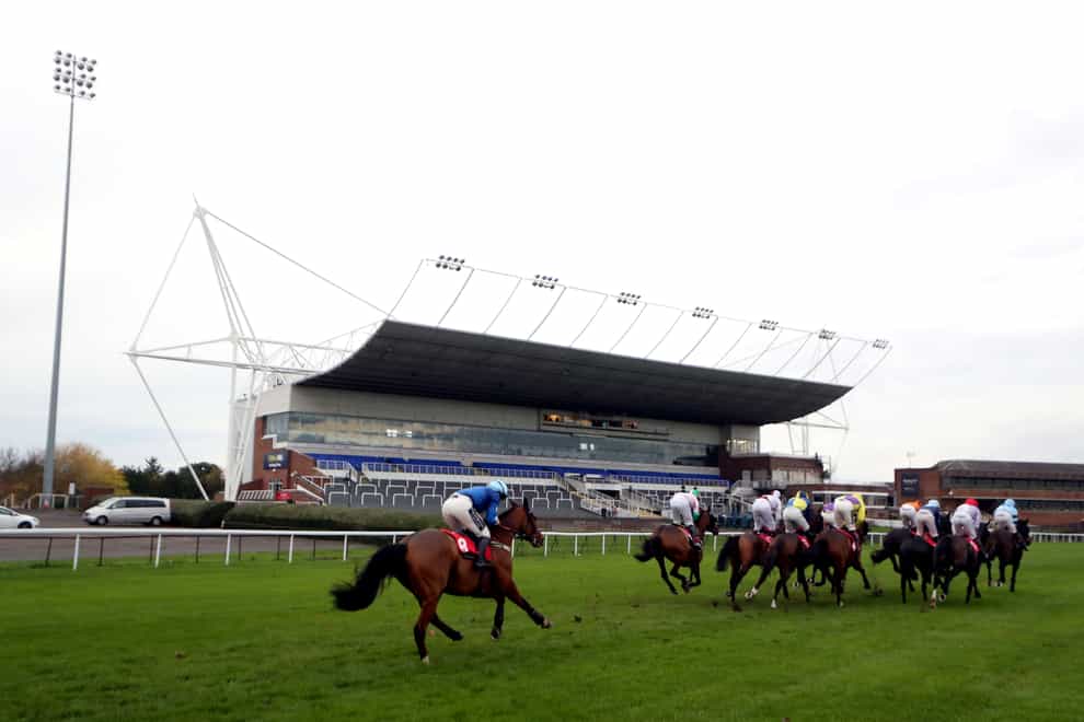 Runners and riders at Kempton Park