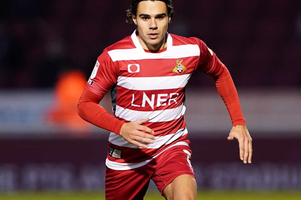 Reece James bagged a brace for Doncaster against Swindon
