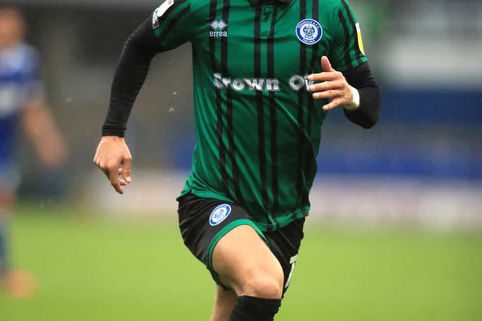 Rochdale’s Alex Newby scored twice in the win at Wigan