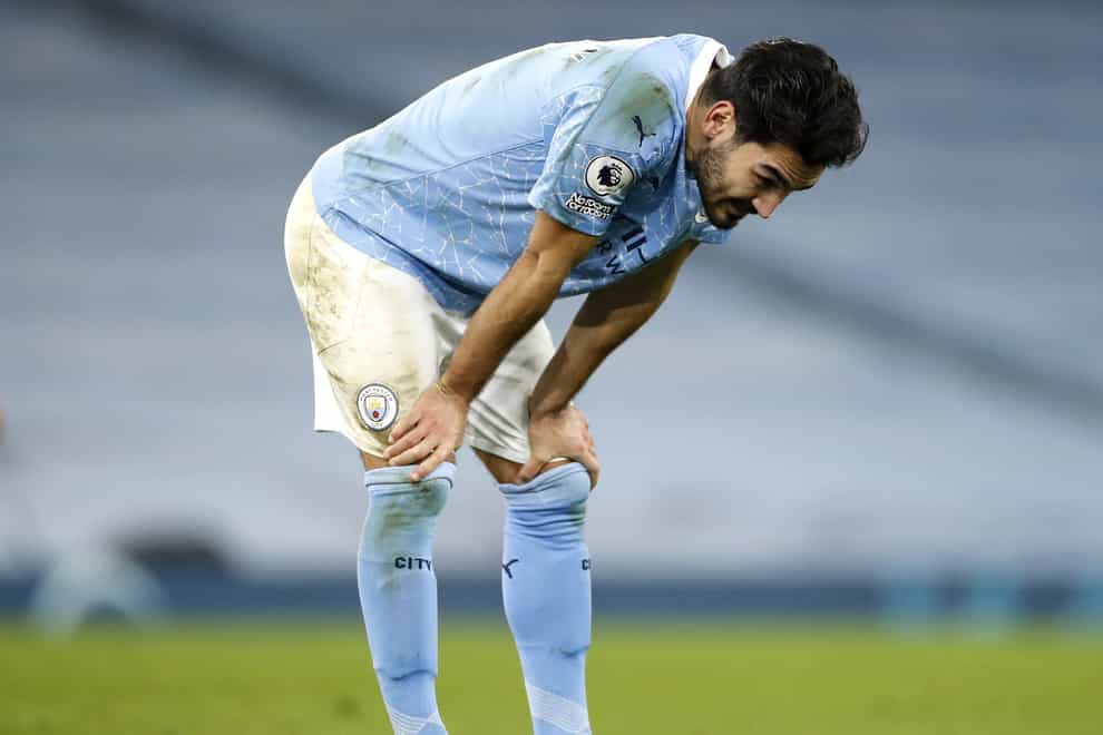 Manchester City were denied victory despite Ilkay Gundogan's strike