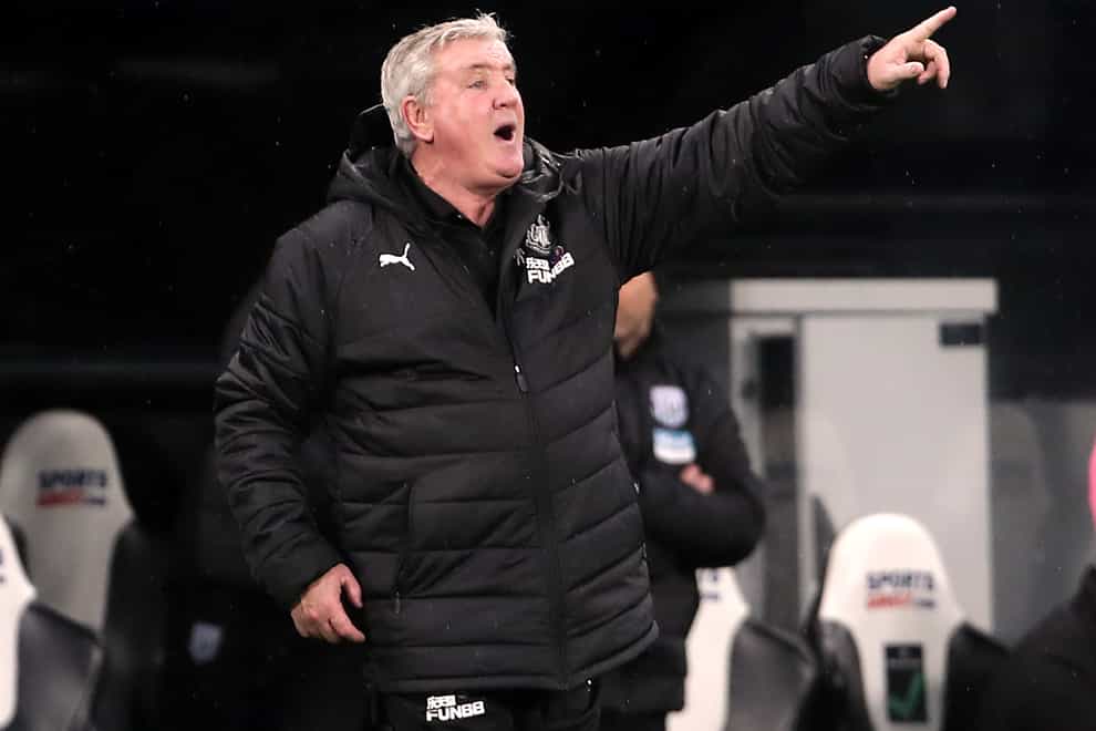 Steve Bruce refused to disclose the identities of two players still suffering from the effects of coronavirus (Richard Sellers/PA)