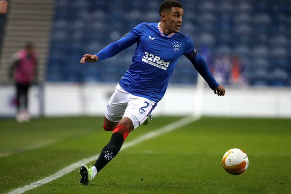 James Tavernier in action for Rangers at Ibrox