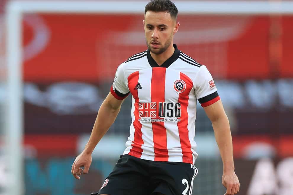 George Baldock signed a new contract with Sheffield United at the weekend (Mike Egerton/PA).