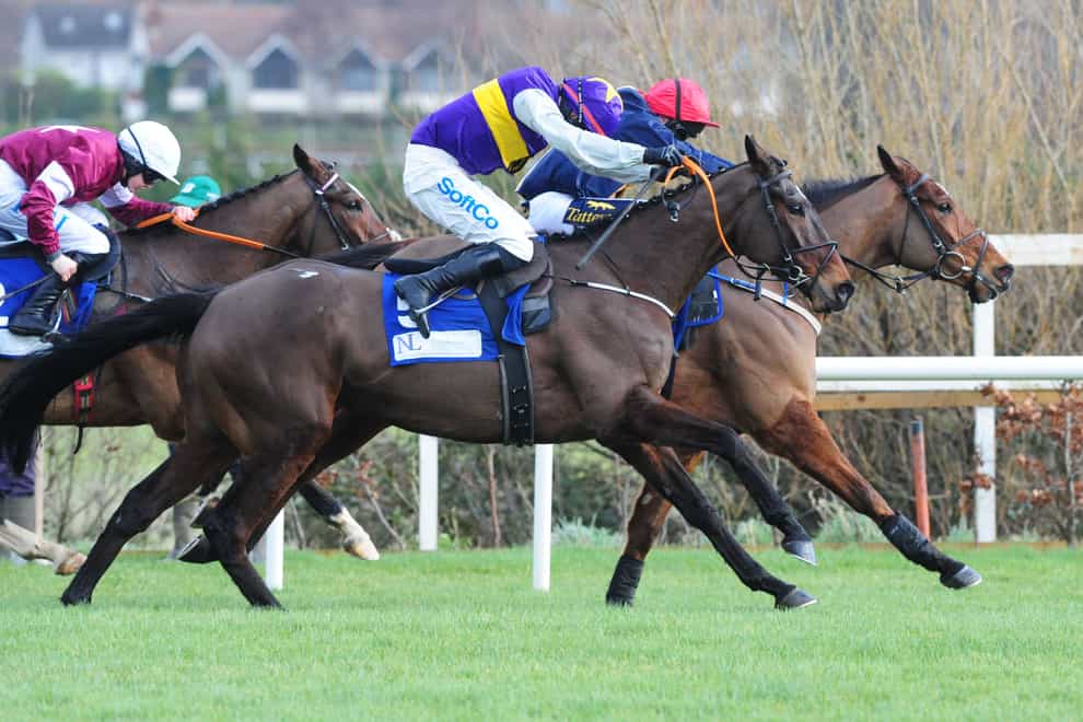 Latest Exhibition on his way to winning at Leopardstown last Christmas