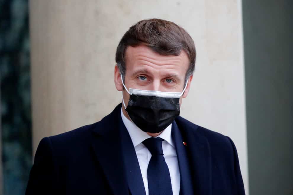 <p>Macron will now isolate for seven days</p>