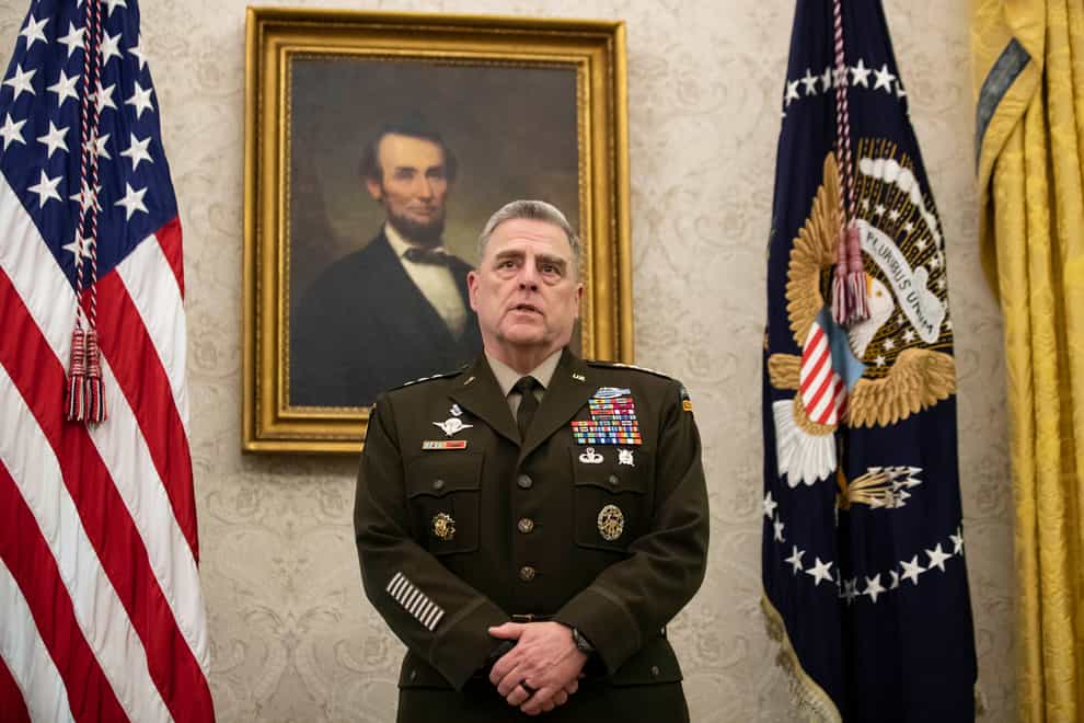 Army General Mark Milley, chairman of the Joint Chiefs of Staff