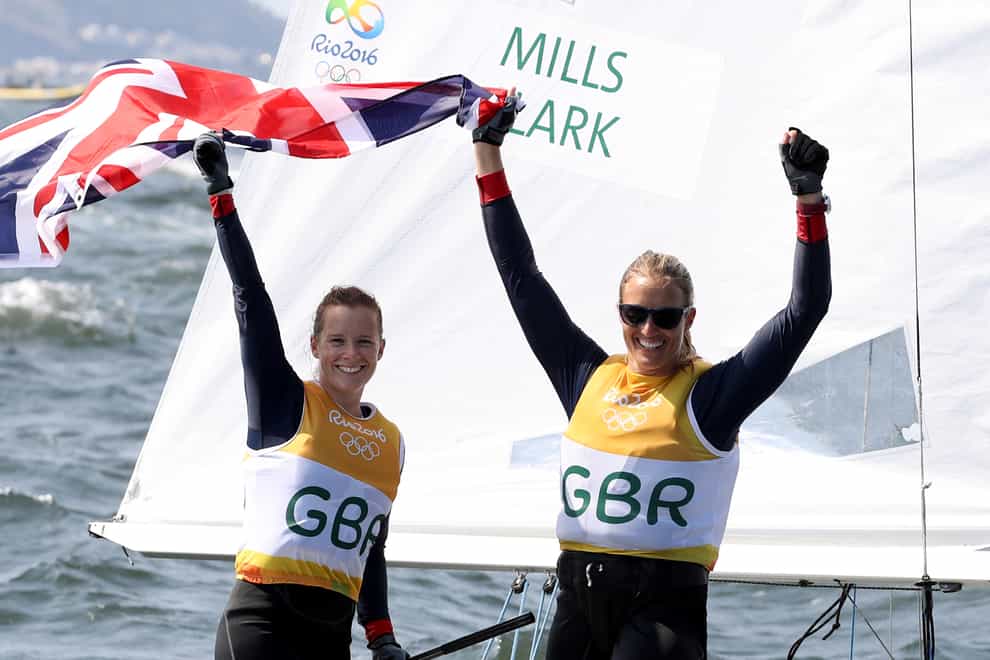<p>Hannah Mills (left) said Tokyo 2020 postponement left her with some tricky decisions to make</p>